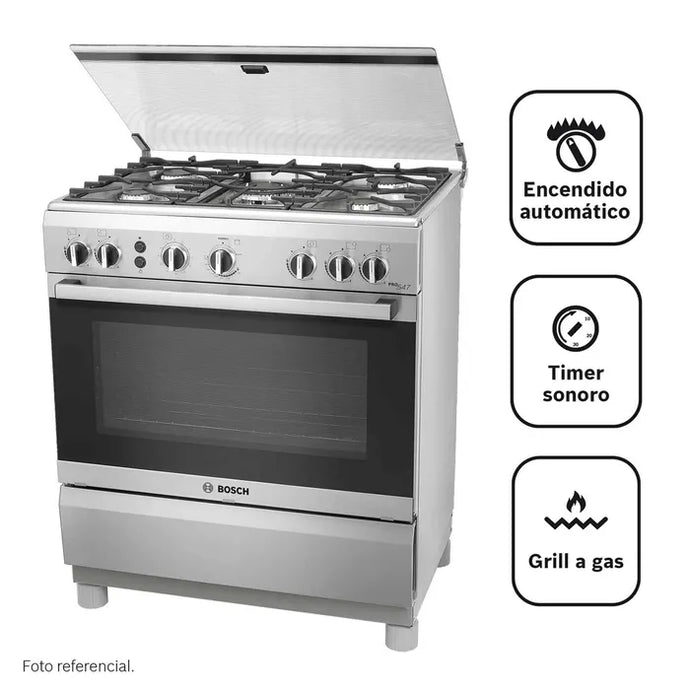 Cocina Bosch 5 Hornillas PRO547 Inox