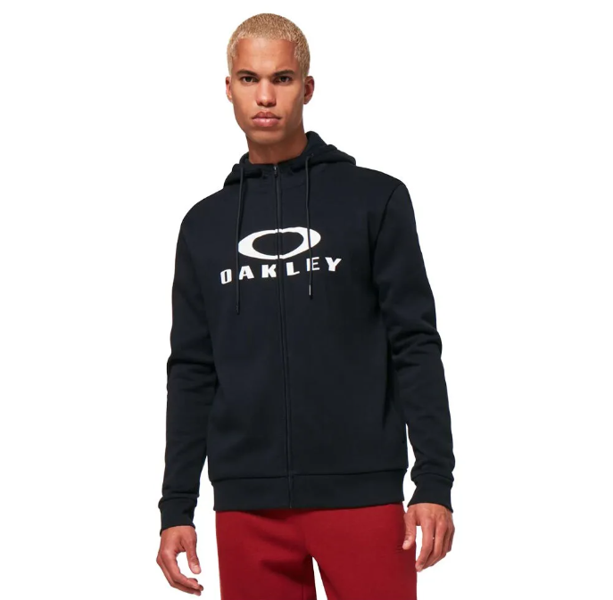 Polera Oakley Bark FZ Hoodie 2.0 Negro