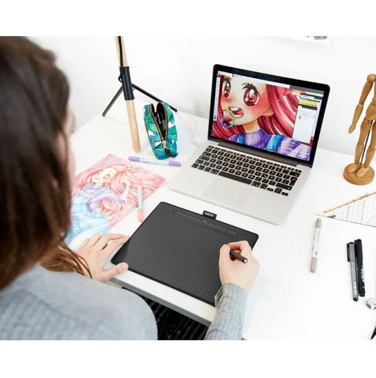 Tableta Grafica Wacom CTL6100WLK0 Intuos Bluetooth Black