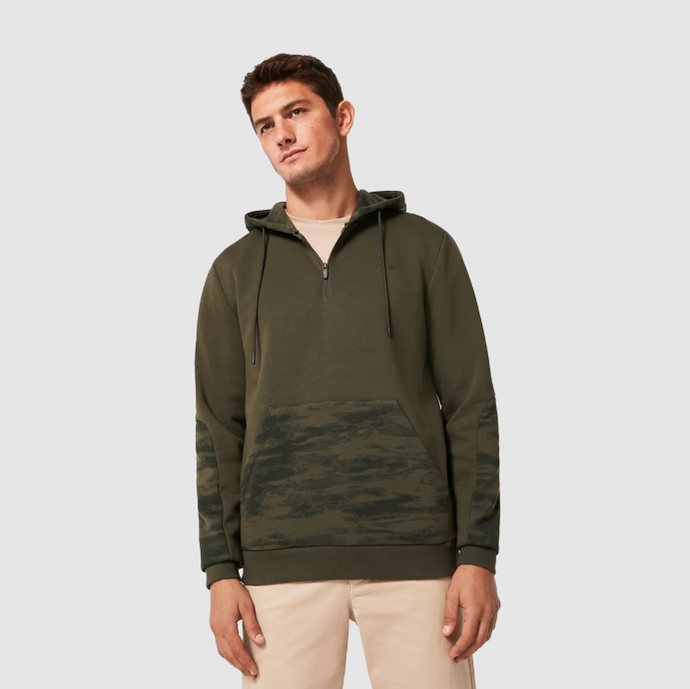 Polera Oakley CAMO PATCH 1/4 ZIP HOODIE